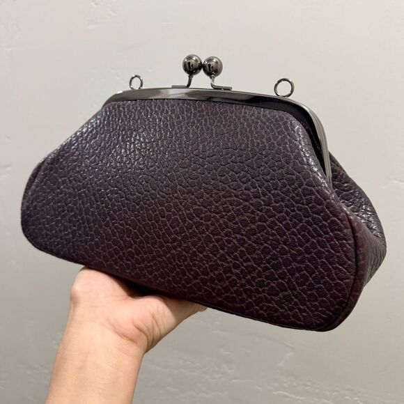 Genuine Bison Leather Handmade Vintage Style Clutch Bag, Wristlet, Crossbody - Picture 9 of 16